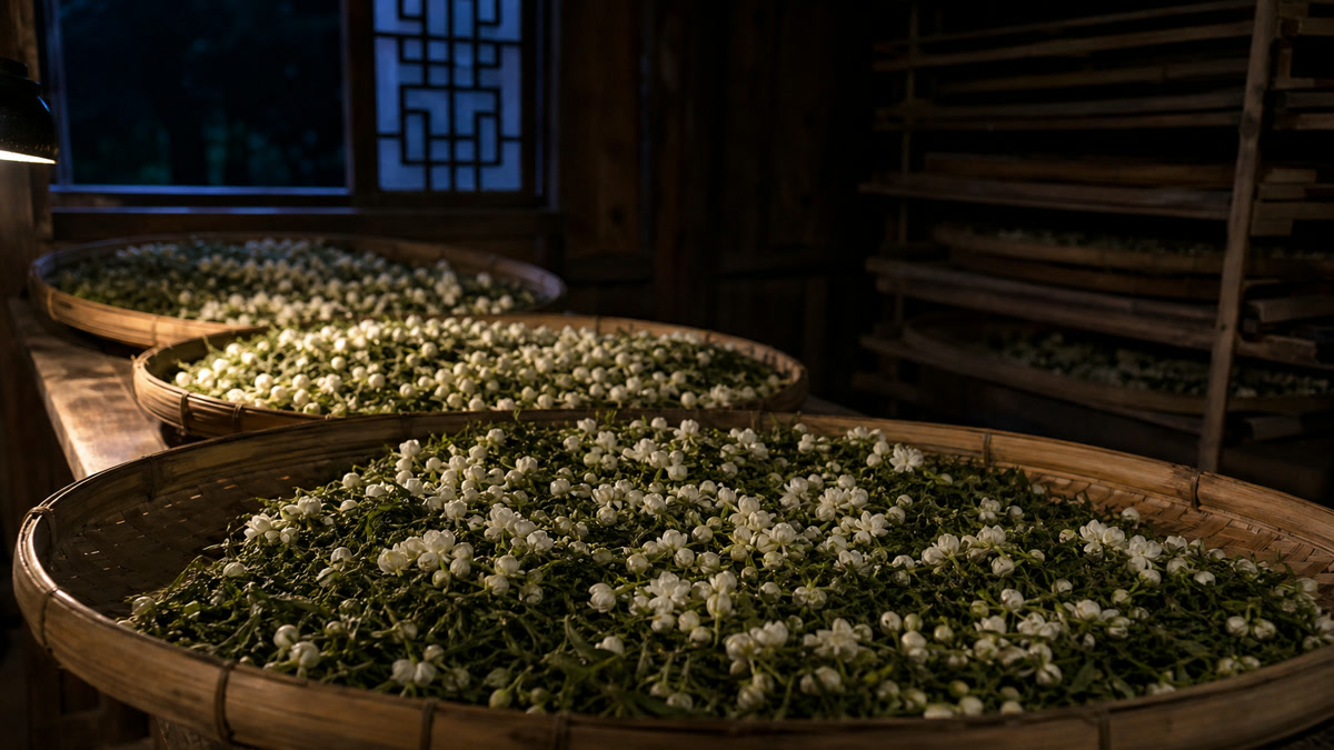Jasmine tea grades: what a scenting round actually is