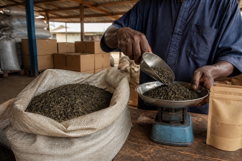 Tea trade in Ghana