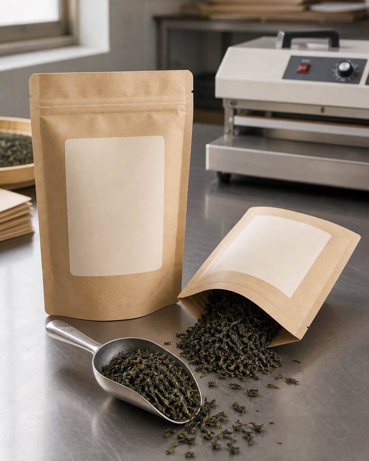 Private Label & Packing — dry leaf and brewed liquor